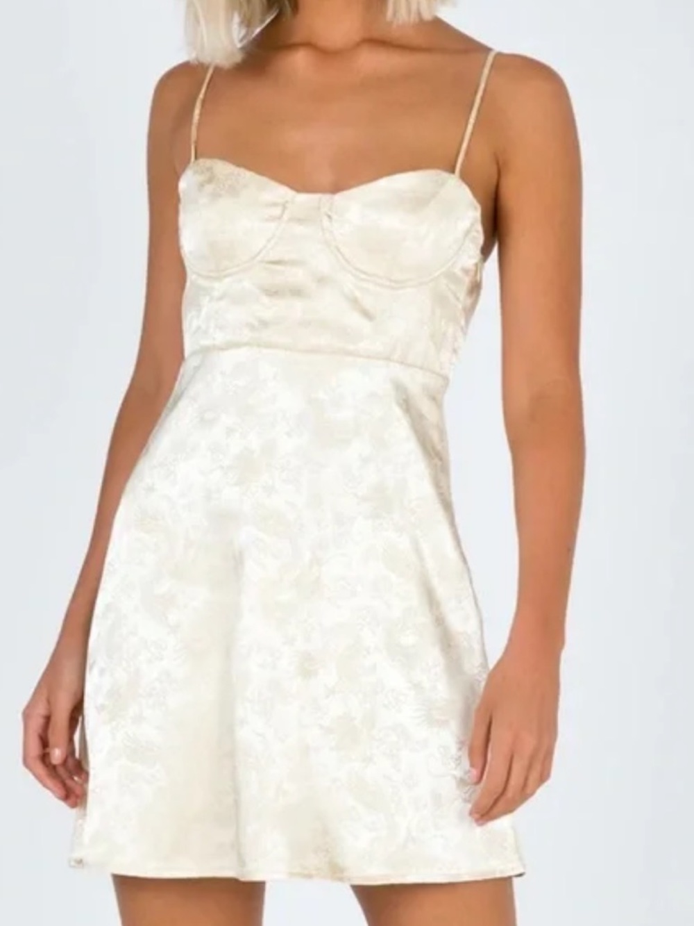 Princess Polly Champagne cami dress - Picture 3 of 10